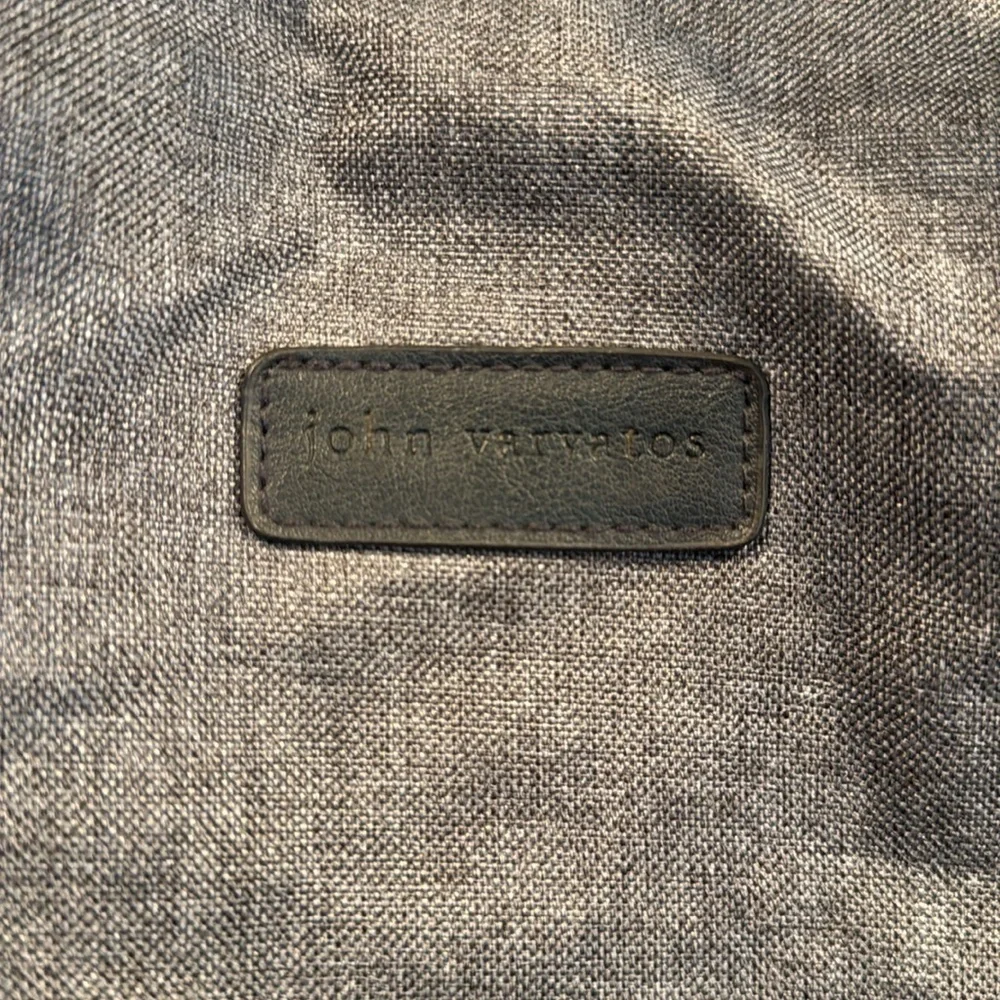 John Varvatos Men's Travel Weekender Duffle Gray/Blue
